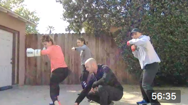 Backyard Boxing Workout with The Marshalls